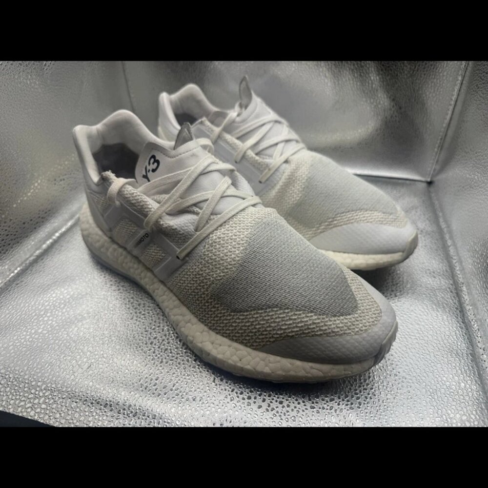 RARE‎ 🚀 Size 10 - Adidas Y-3 Yohji Yamamoto PureBoost Triple White BY8955
